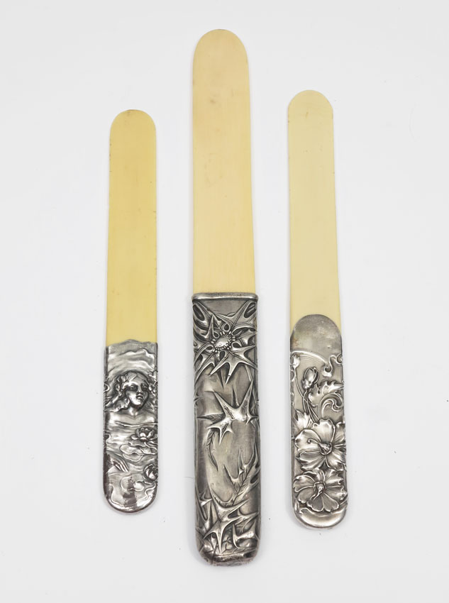 ART NOUVEAU STERLING HANDLED