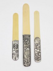 ART NOUVEAU STERLING HANDLED I