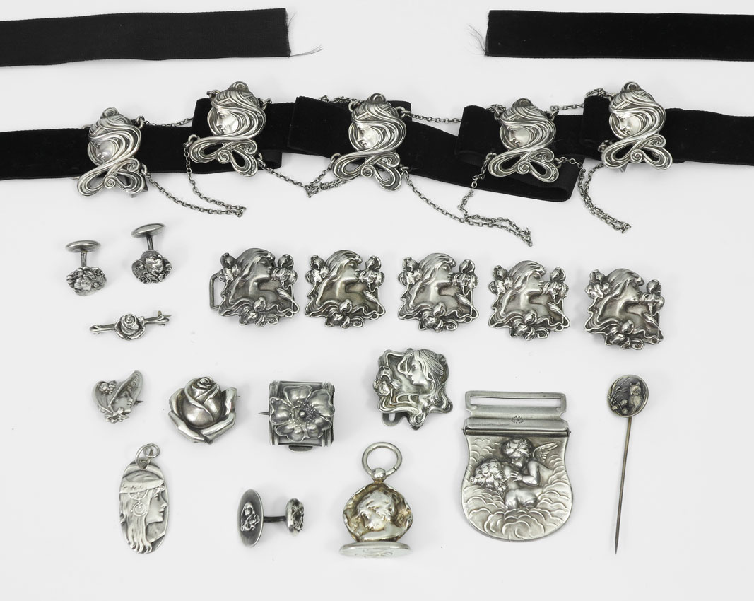 ART NOUVEAU STERLING SILVER