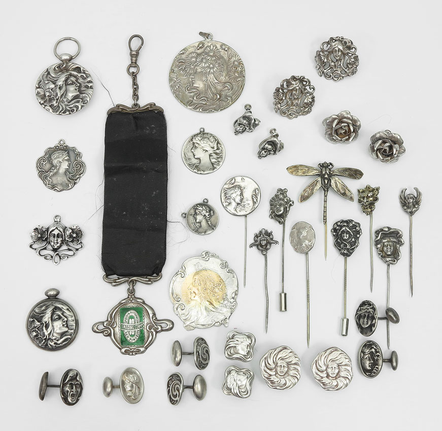 ART NOUVEAU STERLING SILVER