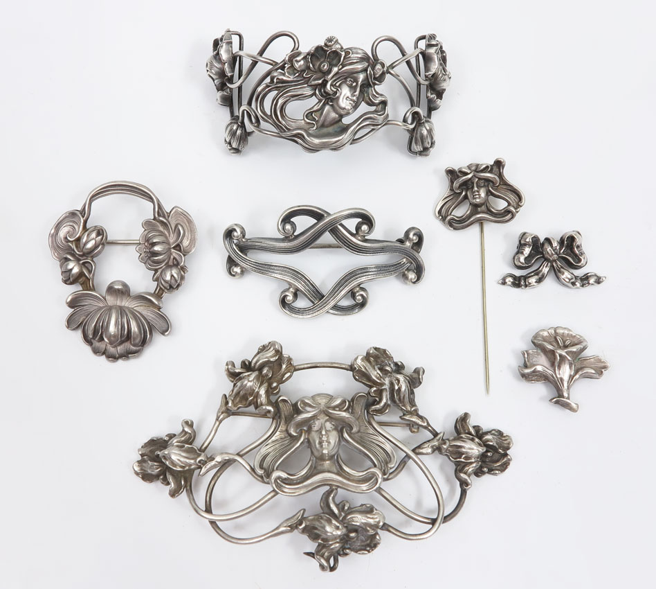 ART NOUVEAU STERLING SILVER KERR