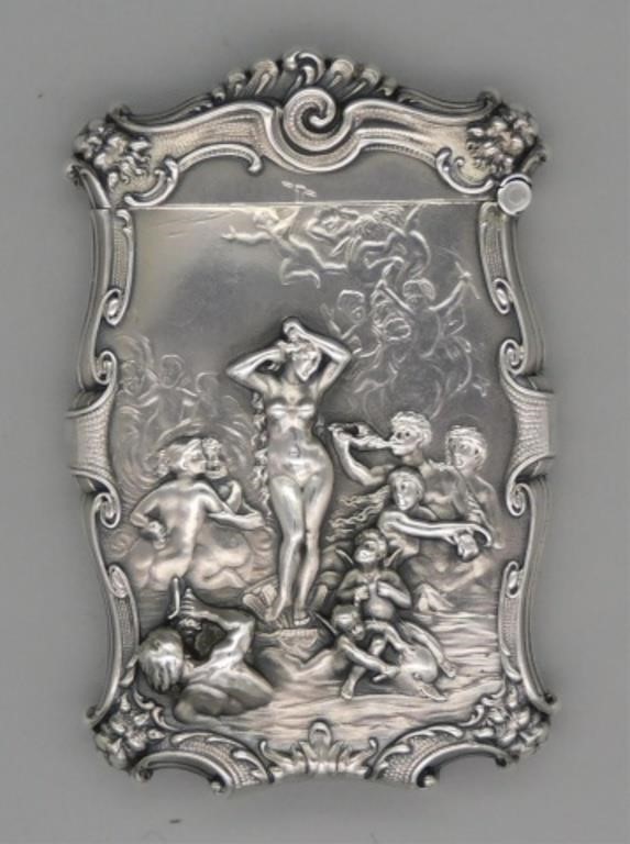 ART NOUVEAU STERLING SILVER MATCH
