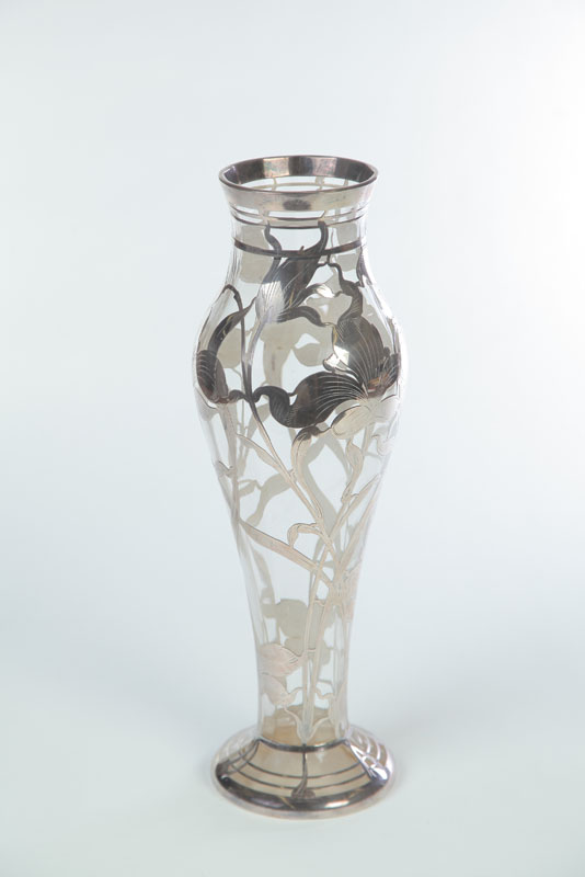 ART NOUVEAU STERLING SILVER OVERLAY