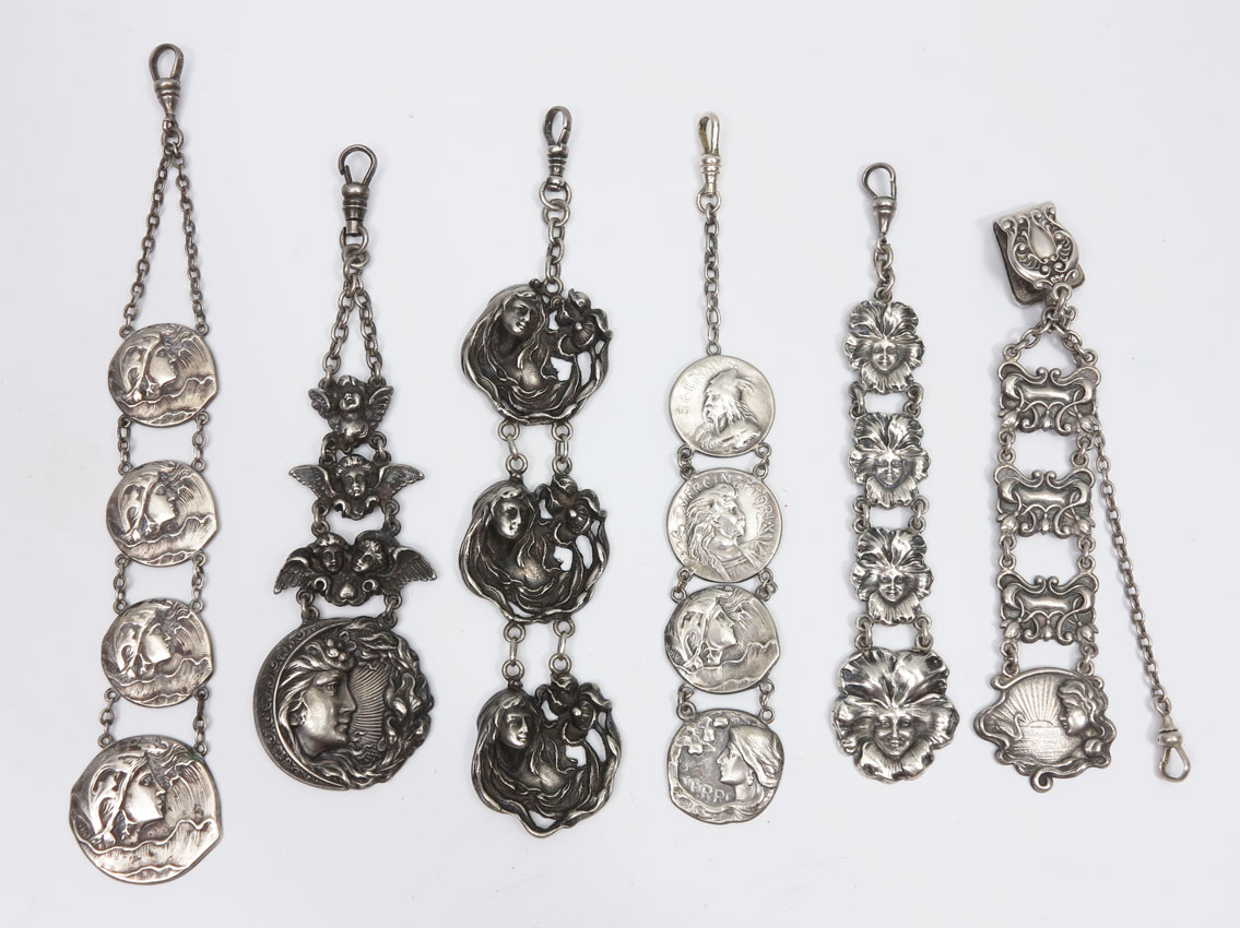 ART NOUVEAU STERLING SILVER WATCH