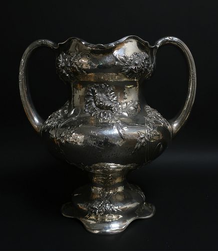 ART NOUVEAU STERLING TROPHY CUP,