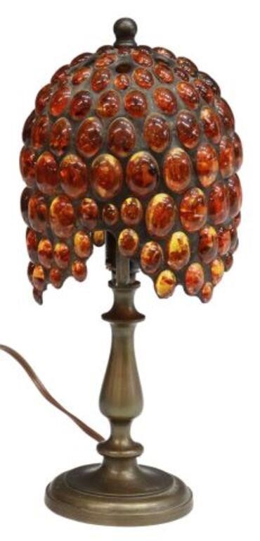 ART NOUVEAU STYLE AMBER CABOCHON