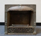 ART NOUVEAU STYLE BRASS FIREPL
