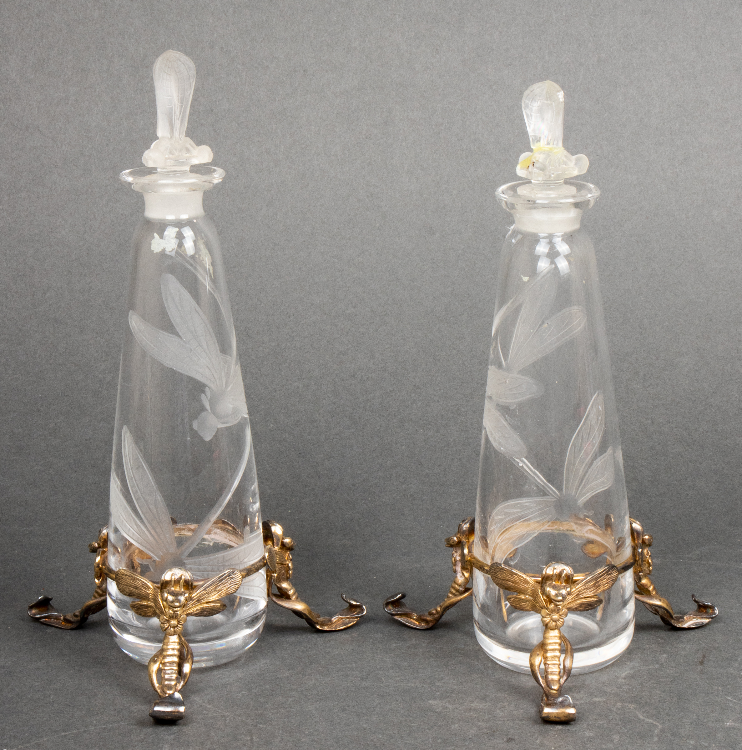 ART NOUVEAU STYLE DRAGONFLY PERFUME