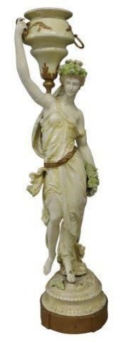 ART NOUVEAU STYLE ENAMELED MET