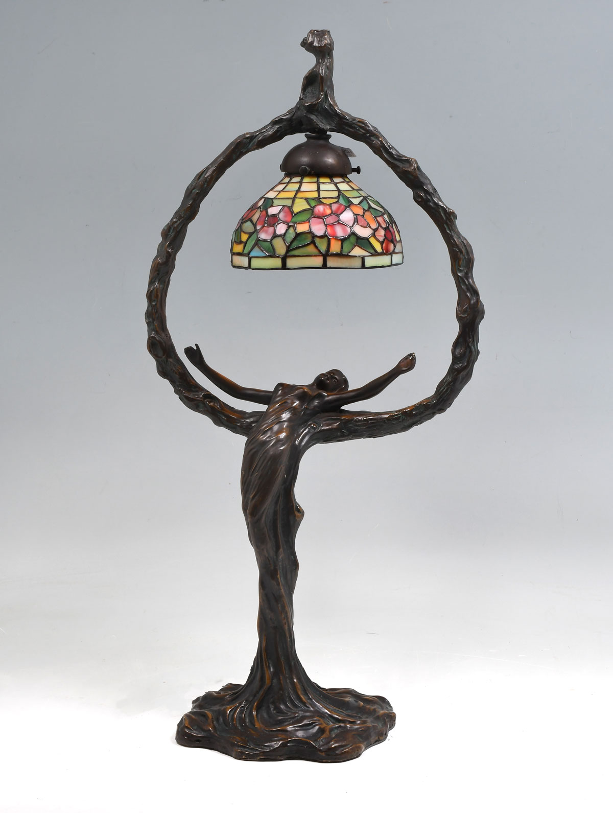 ART NOUVEAU STYLE FIGURAL TABLE