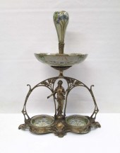 ART NOUVEAU STYLE GILT METAL A