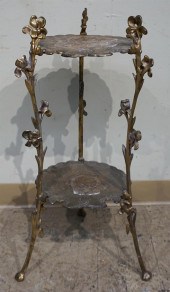 ART NOUVEAU STYLE GILT METAL T