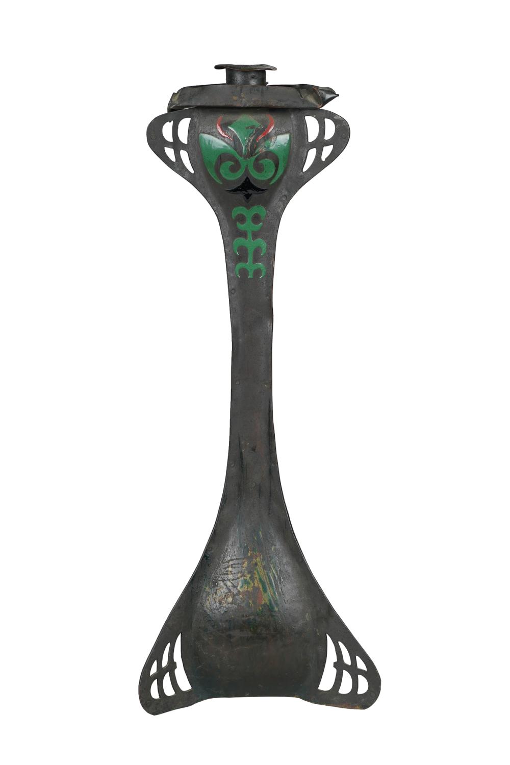 ART NOUVEAU STYLE METAL & ENAMEL