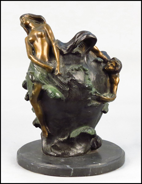 ART NOUVEAU STYLE PATINATED