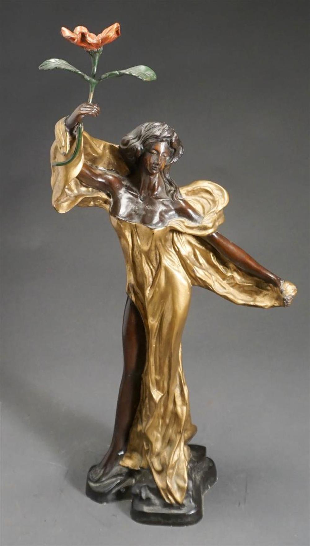 ART NOUVEAU STYLE PATINATED