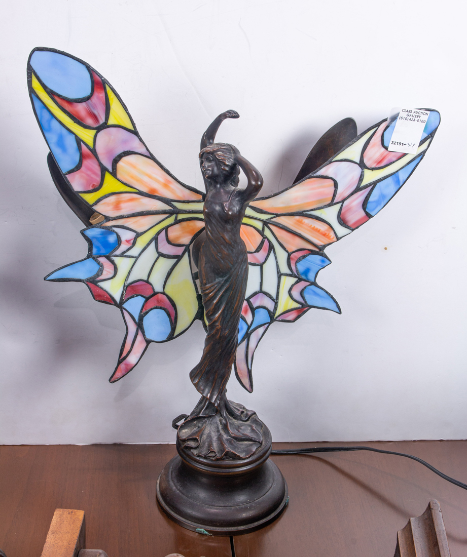 ART NOUVEAU STYLE PATINATED METAL