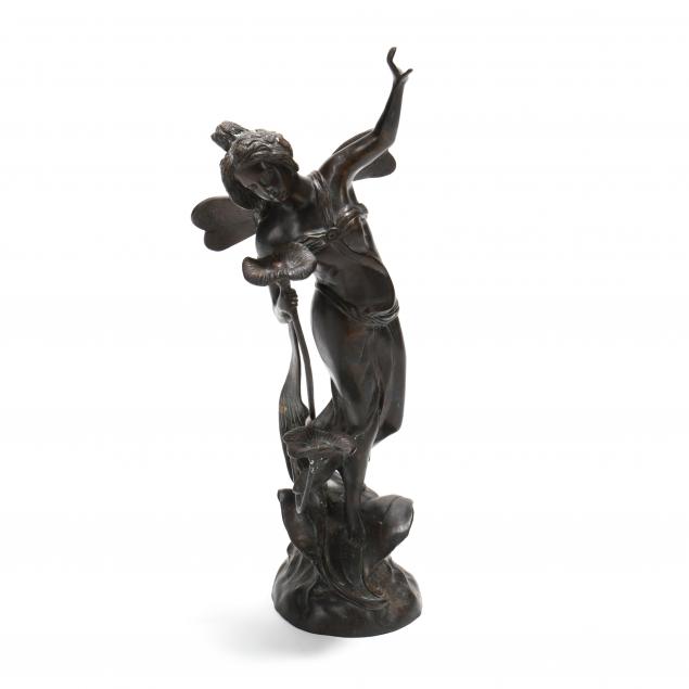 ART NOUVEAU STYLE SCULPTURE OF A