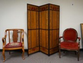 ART NOUVEAU STYLE STAINED THRE