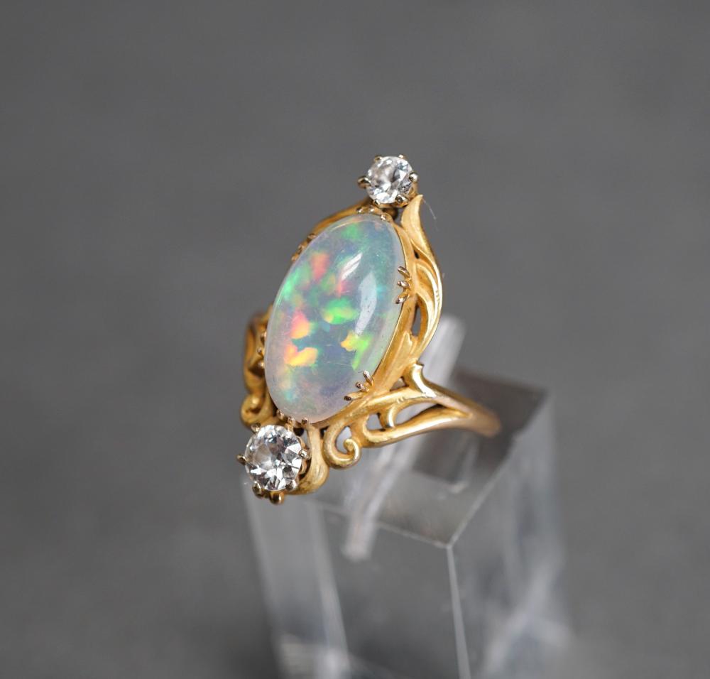 ART NOUVEAU TESTED 14-KARAT