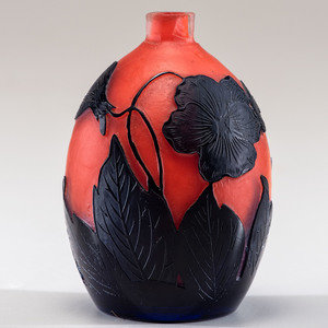 Art Nouveau Vase cameo glass