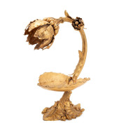 ART NOUVEAU WATER LILY GILT BR