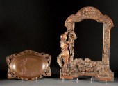 Art Noveau coppered  iron  fra