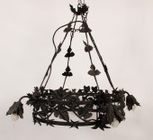 ART NOVEAU METAL 4 LIGHT CHAND