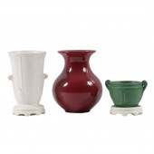 ART POTTERY 5PC. GROUP: ABINGD