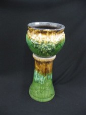 Art Pottery Jardiniere & Pedes