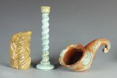 Art Pottery L to R: H. Gonder