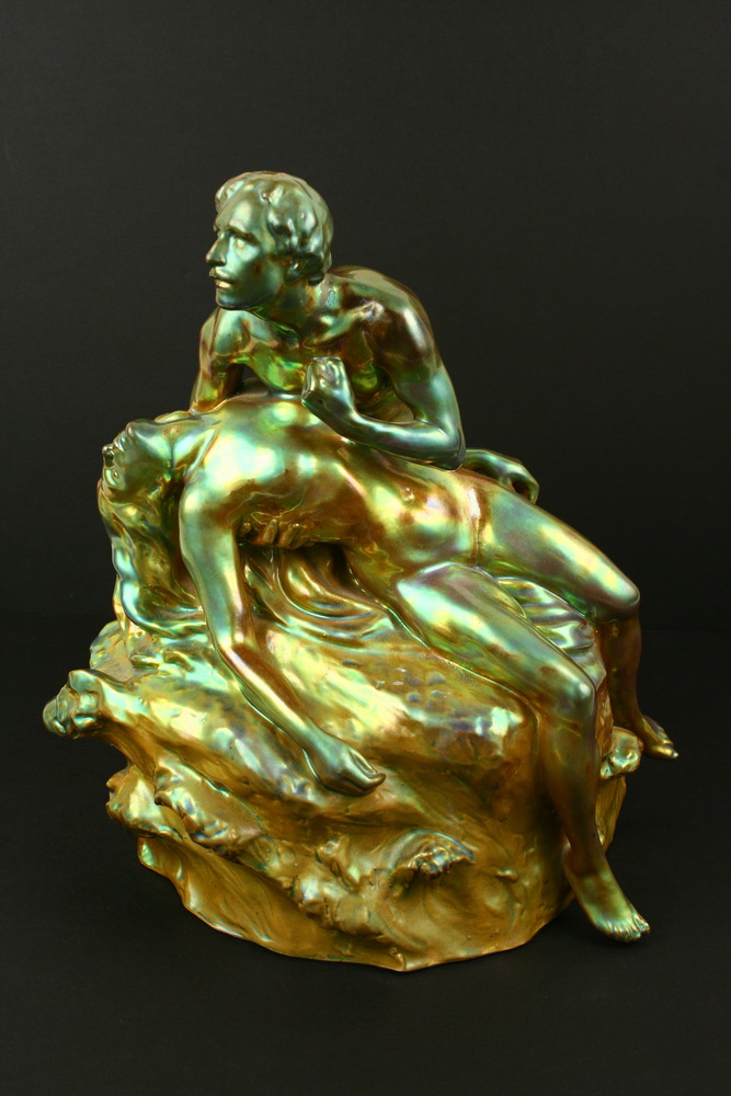 ART POTTERY - Large Zsolnay art