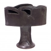 ART POTTERY STONEWARE PEDESTAL