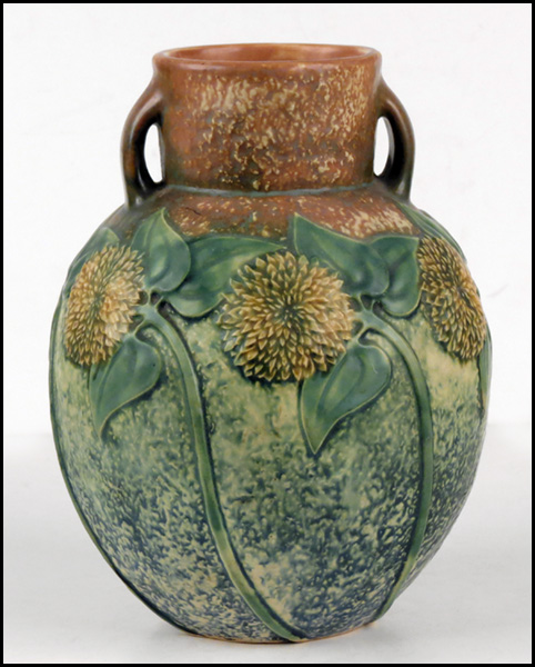 ART POTTERY SUNFLOWER VASE.