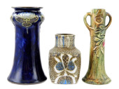 ART POTTERY: THREE SMALL VASES