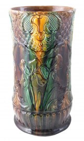 ART POTTERY UMBRELLA STAND, EA