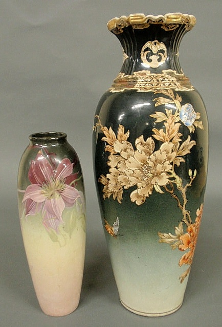 Art pottery vase signed "Lehter"