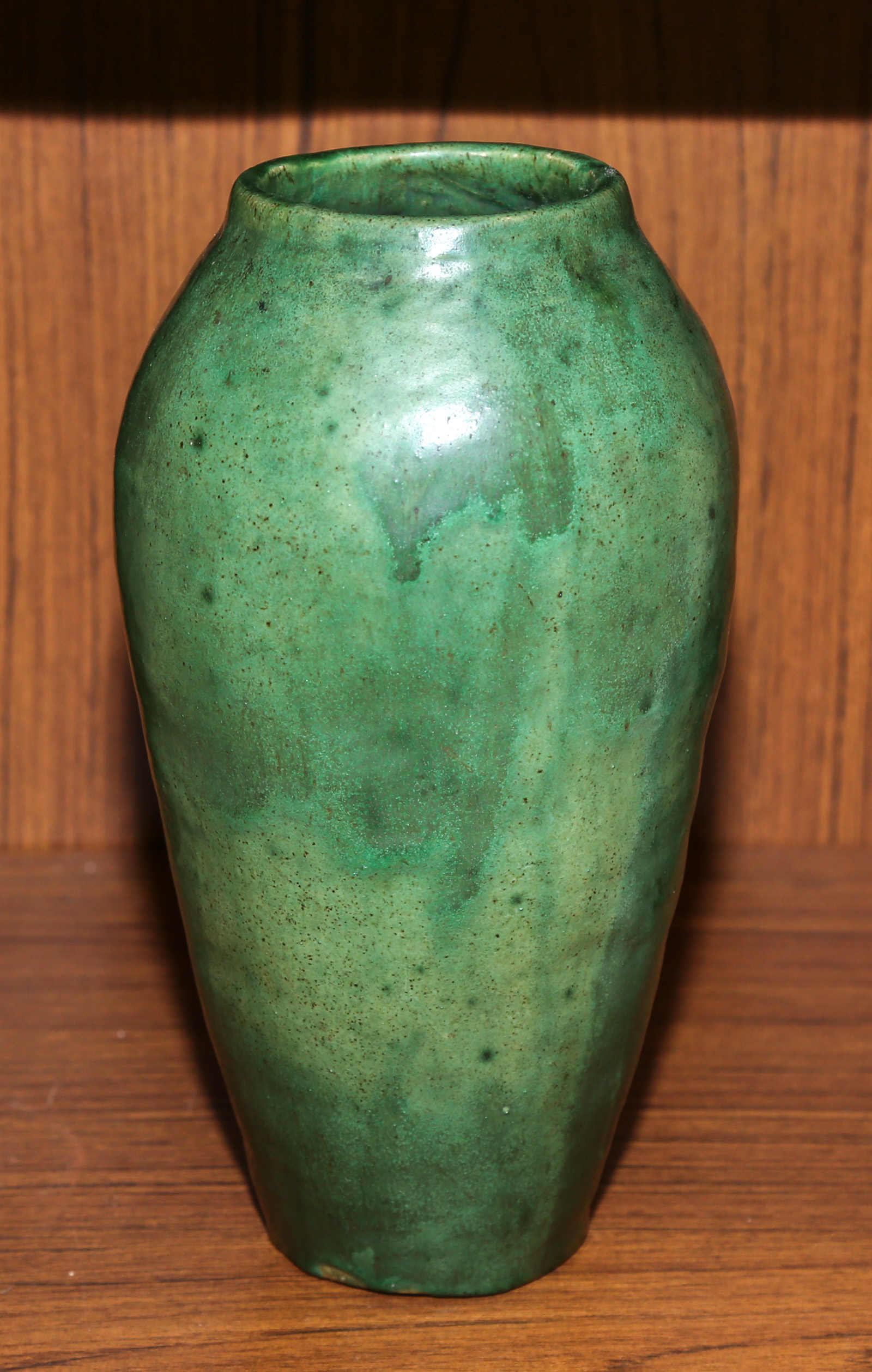 ART POTTERY VASE Unknown monogram