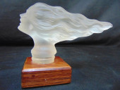 ARTGLASS HEAD MASCOT SCULPTURE