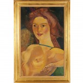 ARTHUR B. DAVIES, OIL ON CANVA