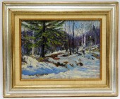 ARTHUR B. WILDER SNOWY VERMONT