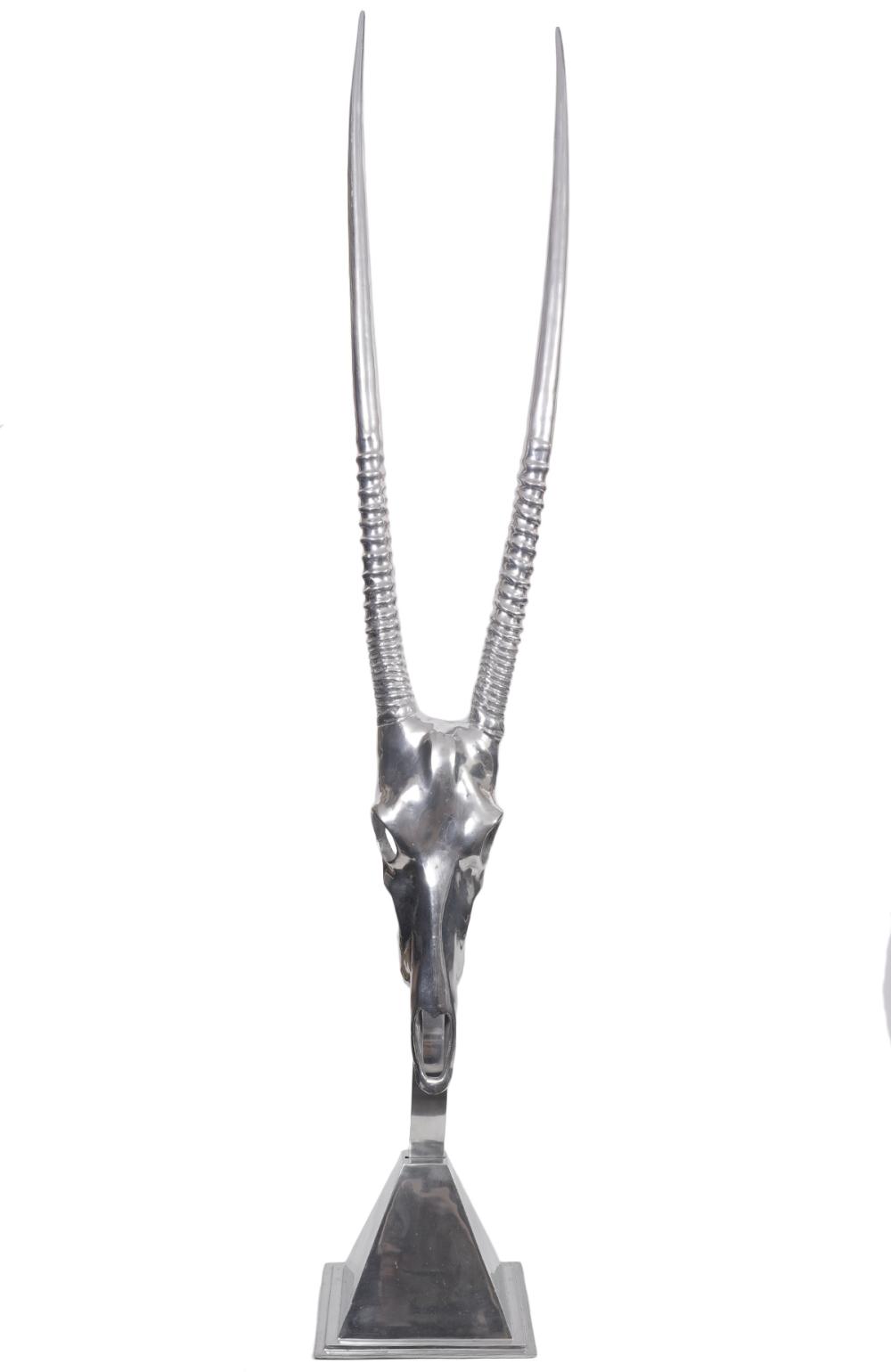 ARTHUR COURT ALUMINUM GAZELLE SKULL