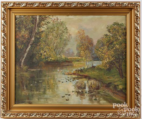 ARTHUR D&#039;ARTOIS, OIL ON CANVAS