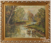 ARTHUR D&#039;ARTOIS, OIL ON C