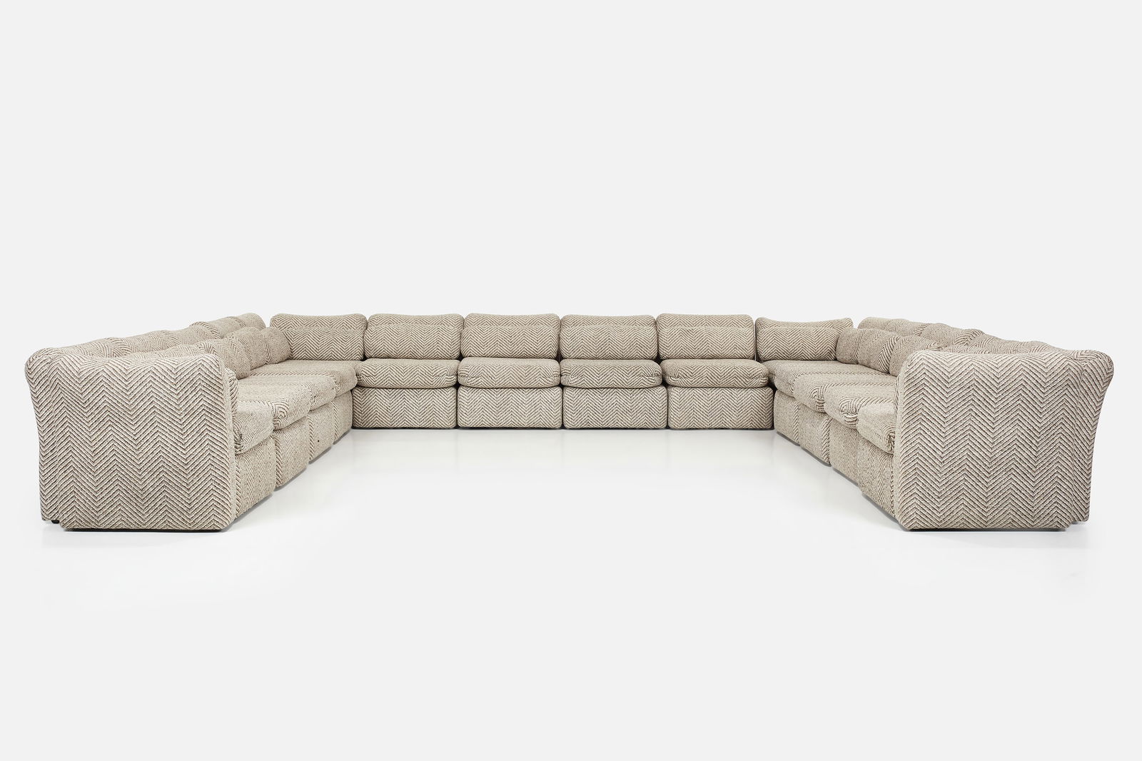 ARTHUR ELROD, SECTIONAL SOFA