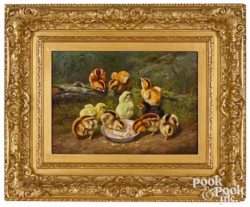 ARTHUR F. TAIT OIL ON CANVAS TITLED