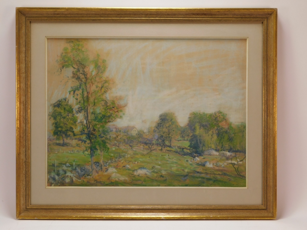 ARTHUR GOODWIN PASTEL LANDSCAPE