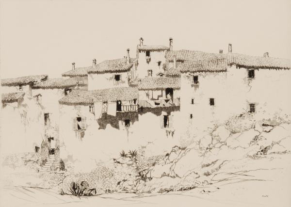 ARTHUR HALL (1889-1981) PENCIL