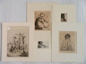 ARTHUR HEINTZELMAN 5 ETCHINGSA