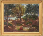ARTHUR HELWIG O/C LANDSCAPE WI