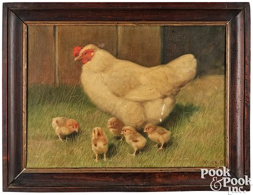 ARTHUR HEYER, PORTRAIT OF HEN